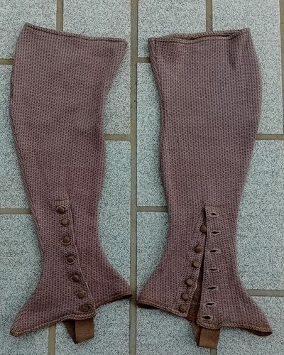 Ancienne paire guêtres en - paire,